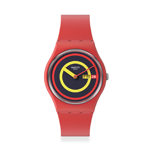 Swatch Concentric Red